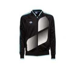 Bluza męska na basen Arena Relax IV Team Jacket Diamonds. Czarne bluzy męskie Arena, m, bez wzorów, bez kaptura, do pływania. Za 320.50 zł.