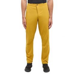 Męskie Spodnie Trekkingowe Ultralekkie Oddychające L.I.M Fuse II. Żółte spodnie materiałowe męskie Haglöfs, l, bez wzorów. W wyprzedaży za 175.00 zł.