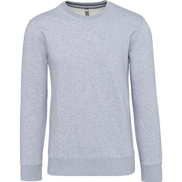 Bluza Kariban Col Rond bio. Szare bluzy męskie KARIBAN, xs, bez wzorów, z bawełny, bez kaptura. Za 160.50 zł.