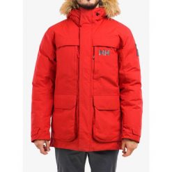 Kurtka zimowa męska Helly Hansen Nordsjo Parka. Czerwone kurtki sportowe męskie Helly Hansen, na zimę, m, bez wzorów, trekkingowe. W wyprzedaży za 1,519.20 zł.