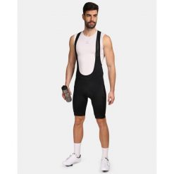 Męskie spodenki kolarskie Kilpi GURRAFO-M. Czarne krótkie spodenki sportowe męskie Kilpi, m, bez wzorów, rowerowe. Za 344.59 zł.