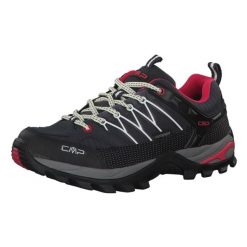 Buty trekkingowe damskie CMP Rigel Low. Czarne obuwie sportowe damskie CMP, bez wzorów, trekkingowe. Za 349.99 zł.