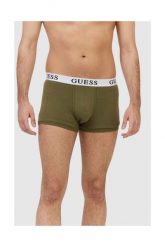 GUESS Zielone, białe i morskie bokserki męskie 3 pack, Rozmiar S. Białe bokserki męskie Guess, l, z aplikacjami, z bawełny. W wyprzedaży za 99.99 zł.