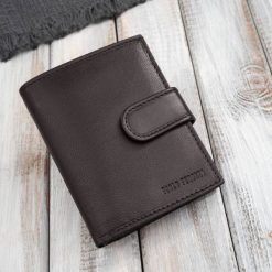 Portfel męski skórzany klasyczny pionowy brązowy z RFID Paolo Peruzzi AL-18-BR. Brązowe portfele męskie Paolo Peruzzi, bez wzorów, ze skóry. Za 59.00 zł.