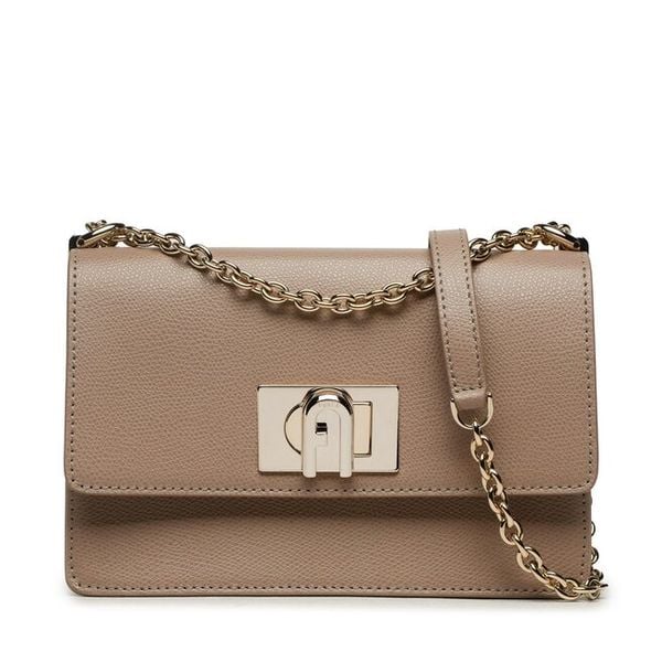 Torebka Furla. Brązowe torebki do ręki damskie Furla, bez wzorów, wizytowe, bez dodatków. Za 1,599.00 zł.