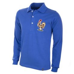 Francja 1950 - Retro koszulka piłkarska - Niebieska – COPA Football. Niebieskie koszulki sportowe męskie COPA FOOTBALL, l, bez wzorów, bez kołnierzyka, bez ramiączek, do piłki nożnej. Za 254.40 zł.