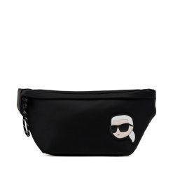 Saszetka nerka KARL LAGERFELD. Czarne saszetki męskie KARL LAGERFELD, młodzieżowe, małe. Za 419.99 zł.