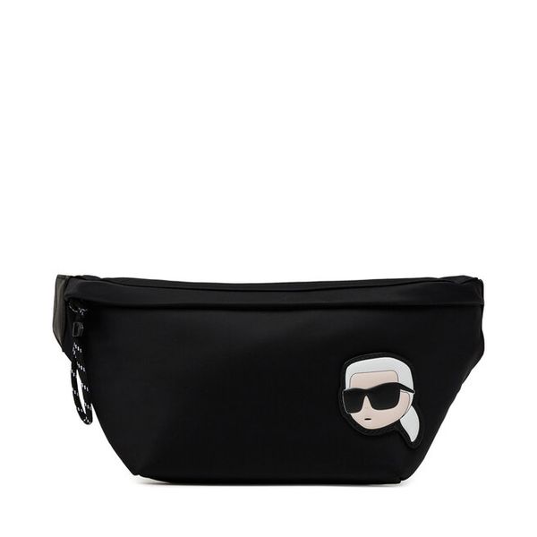 Saszetka nerka KARL LAGERFELD. Czarne saszetki męskie KARL LAGERFELD, młodzieżowe, małe. Za 419.99 zł.