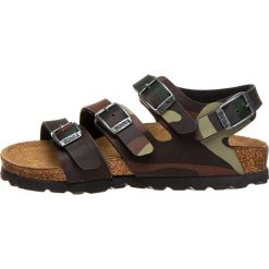 Sandały "Ellice" w kolorze khaki. Brązowe sandały chłopięce Birkis & Papillio, bez zapięcia. W wyprzedaży za 130.95 zł.