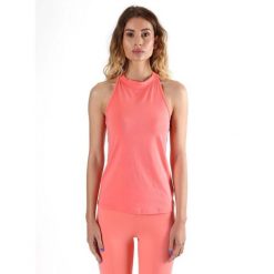 Kamizelka z bawełna na co dzień na siłownię. Brązowe obuwie sportowe damskie LEONE 1947 APPAREL, bez wzorów, z bawełny, na fitness i siłownię. W wyprzedaży za 82.10 zł.