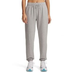 Under Armour SPORT TERRY JOGGER Spodnie dresowe damskie. Szare spodnie dresowe damskie Under Armour, l, bez wzorów, z dresówki, na fitness i siłownię. W wyprzedaży za 174.99 zł.