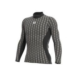 Koszulka termoaktywna męska Alé Cycling Cubes. Czarne koszulki sportowe męskie ALÉ CYCLING, m, bez wzorów, bez kołnierzyka, bez ramiączek, rowerowe. Za 231.99 zł.