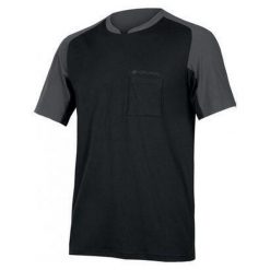 Koszulka rowerowa męska Endura GV500 Foyle Tech. Czarne buty sportowe męskie ENDURA, m, bez wzorów, bez kołnierzyka, bez ramiączek, rowerowe. Za 239.99 zł.