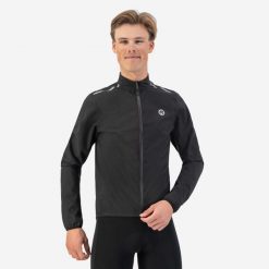 Rogelli kurtka p. deszczowa DISTANCE czarna S. Czarne kurtki męskie Rogelli, l, bez wzorów, biznesowe, bez kaptura. Za 345.00 zł.