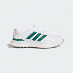 Buty Do Gry W Golfa S2G 26 Boa Bez Kolców. Białe buty sportowe męskie Adidas, bez zapięcia, na golfa. Za 599.00 zł.