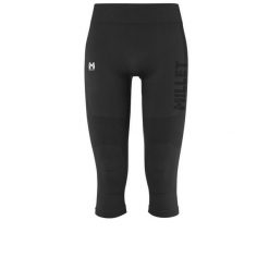 Legginsy termoaktywne męska MILLET Drynamic Soft 3/4 Tight M merino. Czarne legginsy sportowe męskie Millet, l, bez wzorów, z dzianiny, długie, narciarskie. Za 199.00 zł.