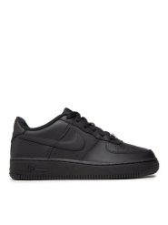 Nike Sneakersy Air Force 1 Le (GS) DH2920 001 Czarny. Czarne buty sportowe dziewczęce Nike, bez wzorów, ze skóry, bez zapięcia. Za 449.99 zł.