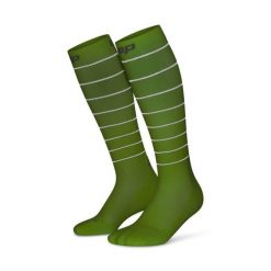 Damskie skarpety kompresyjne sportowe CEP Reflective wysokie neonowo żółte. Żółte skarpety damskie CEP, bez wzorów. Za 244.00 zł.