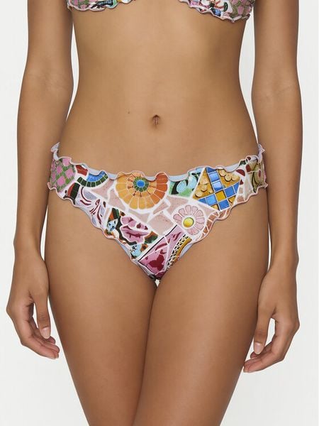 Seafolly Dół od bikini Beach Bohème 40758-300 Różowy. Czerwone bikini damskie Seafolly, bez wzorów. Za 305.99 zł.