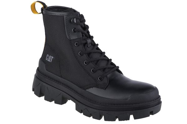 Trapery unisex, Caterpillar Hardwear Hi Boot. Czarne śniegowce i trapery damskie Caterpillar, z materiału. Za 499.99 zł.