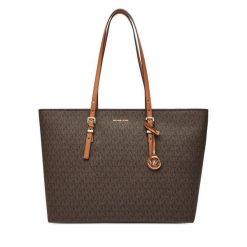 Torebka MICHAEL Michael Kors. Brązowe torebki do ręki damskie MICHAEL Michael Kors, bez wzorów, klasyczne, bez dodatków. Za 999.99 zł.