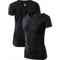 Koszulka bawełniana dla kobiet Lady Puro. Czarne t-shirty damskie Hi-tec, m, bez wzorów, z bawełny, bez kołnierzyka. W wyprzedaży za 39.99 zł.