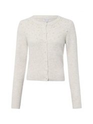 Marie Lund sweter z domieszką wełny Kobiety szary, S. Szare swetry damskie Marie Lund, s, bez wzorów, z wełny, bez kołnierzyka, bez ramiączek, bez kaptura. Za 179.95 zł.