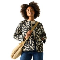 Kurtka Damska Mira Abstract Floral Padded Jacket. Brązowe kurtki damskie Regatta, l, bez wzorów, z materiału, bez kaptura. Za 237.99 zł.