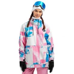Kurtka snowboardowa damska W1-W Holi. Czerwone kurtki damskie SIROKO, l, bez wzorów, z softshellu, bez kaptura. W wyprzedaży za 297.00 zł.