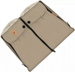 Zaffiro Zaffiro - Mufka/rękawiczki do wózka ocieplana wełną Nordico - Beige U. Brązowe rękawiczki dziecięce Zaffiro, bez wzorów, z wełny. Za 129.00 zł.