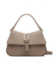 Furla Torebka Flow WB01032-BX2045-1257S-1007 Beżowy. Brązowe torebki do ręki damskie Furla, bez wzorów, ze skóry, bez dodatków. Za 1,489.00 zł.