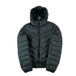 Second life - Kurtka puchowa dla kobiet - Stan bardzo dobry. Czarne kurtki damskie Nike, bez wzorów, z puchu, bez kaptura, trekkingowe. Za 169.16 zł.