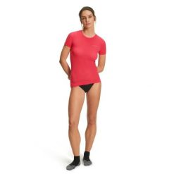 Koszulka damska Falke Ultralight Cool. Czerwone koszulki sportowe damskie Falke, m, bez wzorów, z dzianiny, bez kołnierzyka, bez ramiączek. Za 243.50 zł.