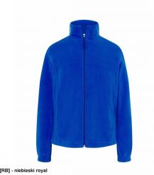 JHK - Bluza polarowa damska, taliowana, z suwakiem i dwoma zapinanymi kieszeniami niebieski royal XL. Niebieskie bluzy damskie JHK, xl, bez wzorów, z polaru, bez kaptura. Za 54.92 zł.