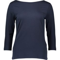 Koszulka w kolorze granatowym. T-shirty damskie Be Yourself, z dekoltem w łódkę. W wyprzedaży za 87.95 zł.