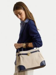 LAUREN RALPH LAUREN Torebka 431P04296004 Beżowy. Brązowe torebki do ręki damskie Lauren Ralph Lauren, bez wzorów, z materiału, bez dodatków. Za 2,198.99 zł.