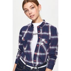 Koszula w kratę - Fioletowy. Koszule damskie marki Cropp. Za 79.99 zł.