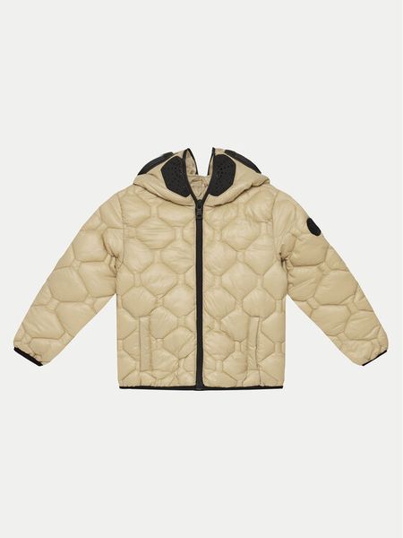 Original Marines Kurtka zimowa DEA2500B Beżowy Regular Fit. Brązowe buty zimowe chłopięce Original Marines, na zimę, bez wzorów, z syntetyku, bez kaptura. Za 189.99 zł.