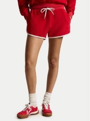 Polo Ralph Lauren Szorty sportowe 211A12956002 Czerwony Relaxed Fit. Czerwone szorty sportowe damskie Polo Ralph Lauren, xs, bez wzorów, z bawełny, sportowe. Za 599.99 zł.