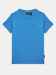 Napapijri T-Shirt Salis SS 2 NP0A4GEHB2W1 D Niebieski Regular Fit. Niebieskie t-shirty dla chłopców Napapijri, bez wzorów, z bawełny, bez ramiączek. Za 79.99 zł.