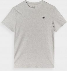 T-shirt 4F 4FWMM00TTSHM2256S 27M. T-shirty męskie 4f, m, bez wzorów, bez kołnierzyka. Za 45.37 zł.
