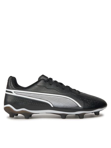 Puma Buty do piłki nożnej King Match Fg/Ag Jr 107573 01 Czarny. Czarne buty sportowe chłopięce Puma, bez wzorów, ze skóry, bez zapięcia. Za 189.99 zł.