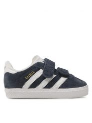 Adidas Sneakersy Gazelle Cf I CQ3138 Granatowy. Niebieskie buty sportowe dziewczęce Adidas, bez wzorów, ze skóry, bez zapięcia. Za 199.99 zł.