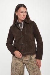 Kurtka damska zamszowa Luana JOOP!. Kurtki damskie JOOP!, xs, bez wzorów, z zamszu, bez kaptura. Za 2,289.00 zł.