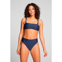 Dół od bikini z wysokim stanem, granatowe. Niebieskie bikini damskie Puma, s, bez wzorów. Za 151.99 zł.