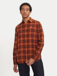 Timberland Koszula TB0A6V7EEHG1 Pomarańczowy Regular Fit. Brązowe koszule męskie Timberland, l, bez wzorów, z bawełny, bez kołnierzyka, bez ramiączek. Za 249.99 zł.