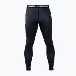 Legginsy treningowe męskie Ground Game Bushido 3.0. Czarne legginsy sportowe męskie GROUND GAME, m, bez wzorów. Za 159.99 zł.