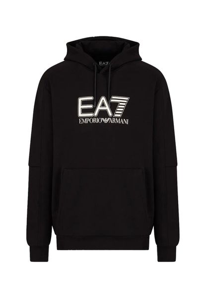 Bluza męska EA7 Emporio Armani Train Visibility. Czarne bluzy męskie EA7, l, bez wzorów, z bawełny, bez kaptura. Za 499.99 zł.