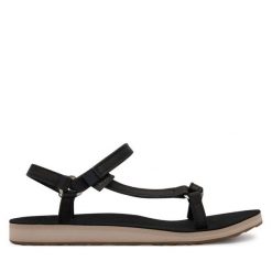 Sandały Teva. Czarne obuwie sportowe damskie Teva, bez wzorów, trekkingowe. Za 249.99 zł.