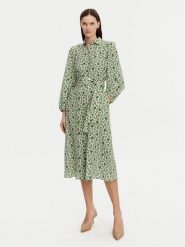 Weekend Max Mara Sukienka koszulowa Wales 2515221122 Zielony Regular Fit. Zielone sukienki damskie Weekend Max Mara, bez wzorów, z jedwabiu, bez kołnierzyka, bez ramiączek, koszulowe. Za 1,579.00 zł.